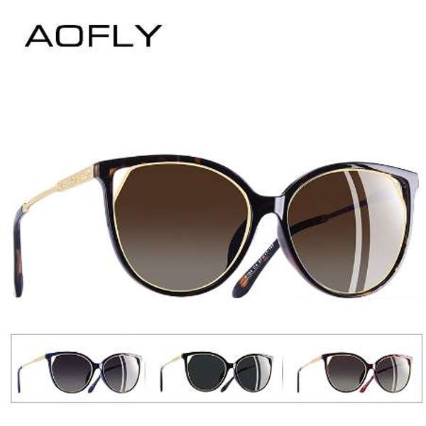 

aofly brand design fashion sunglasses 2018 polarized cat eye sun glasses for women rhinestone temple uv400 a104, White;black