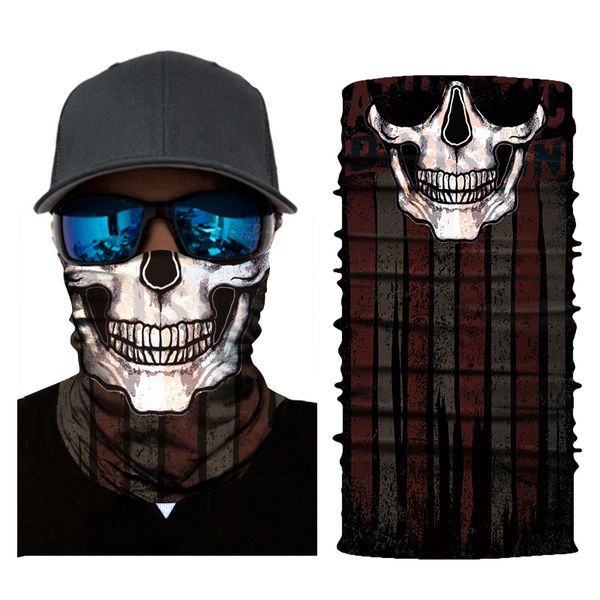 

3d magic towel digital printing sunscreen riding collar magic headscarf (ac064, Black