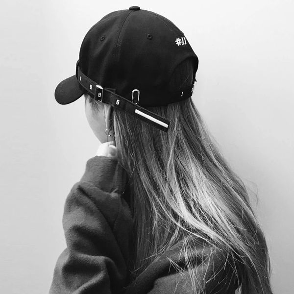 

2018 casual harajuku embroidery female hiphop canvas baseball cap, Blue;gray