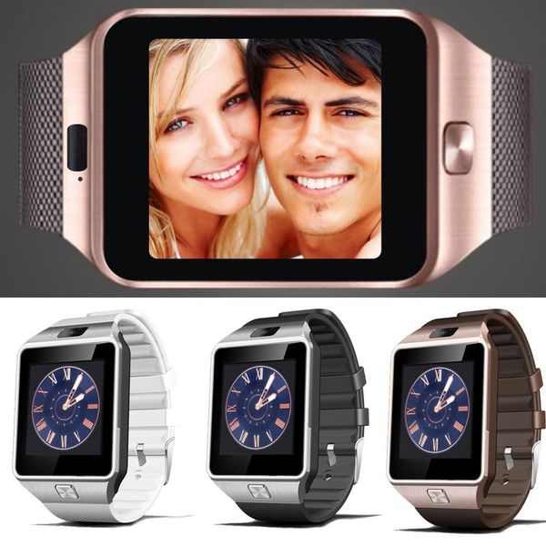 

DZ09 SmartWatch Bluetooth телефон Mate GSM Спортивные часы для телефонов IOS Android HTC Samsung Huawei Поддер
