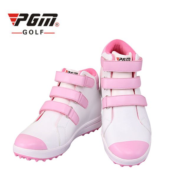 

pgm professional women golf shoes pink height increasing sneakers lady waterproof sport shoes anti skid golf boots for female
