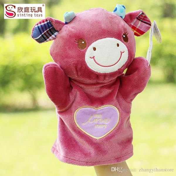 Plüsch Hand Puppen Mode Baby Tierhandschuh Marionetten Spielzeugplüsch