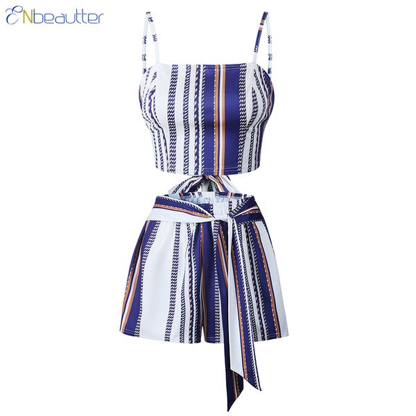 

enbeautter stomacher strapless two piece set women summer suit white floral print off shoulder +mini pants 2 pieces set 2018