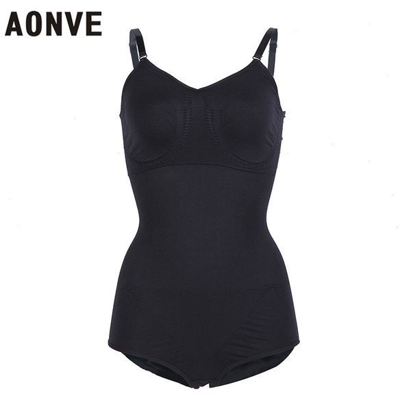 

aonve body shaper bodysuits push up bra slimming underwear bodysuits butt lifter hip up adjustable slim bodysuit shaperwear, Black;white