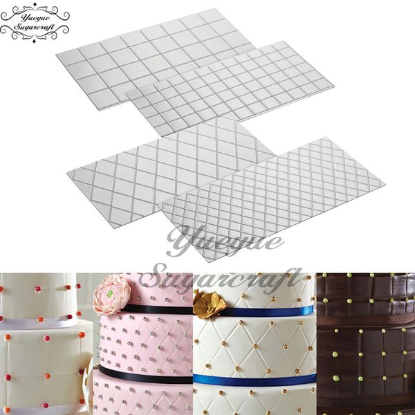 

yueyue sugarcraft transparent texture mat cake border decorating tools cake mold