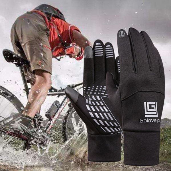 Mens Sport Neoprene Waterproof Touch Screen Thermal Gloves Mittens Winter 4 Size