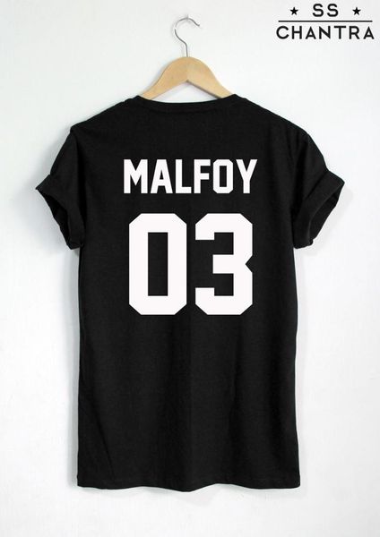 

draco malfoy t-shirt malfoy 03 fashion hipster t-shirt more size and colors-a823, White