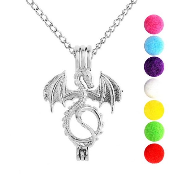

perfume locket necklaces tagiuri aaron essential oil diffuser necklaces aromatherapy pendant 7 pc pads necklaces, Golden;silver