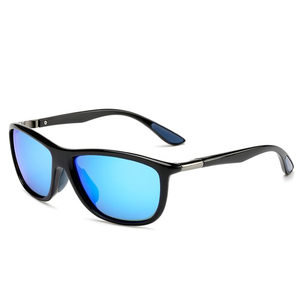 

men polarized driving sunglasses fashion design square sun glasses mirror lens eyewear shades uv400 gafas, White;black