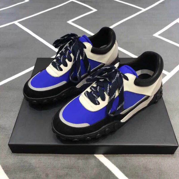 

2018 New Luxury France Brand Suede Leather Casual Shoes Women Designer Sneakers Genuine Fashion Mixed Tennis Color Sneaker Shoe