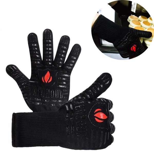 

oven gloves 500 degree microwave baking gloves pastry tools super heat-resistant kitchen tools silicone coon cloth bbq