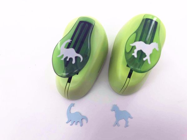 

2.0cm dinosaur and horse shape eva foam punch paper cutter hole puncher perforadoras para scrapbooking furador de papel