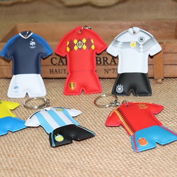 

2018 national team shirt key chain small pendant gift,company activities children gifts prizes,souvenir shirt key button,chain pendant gift