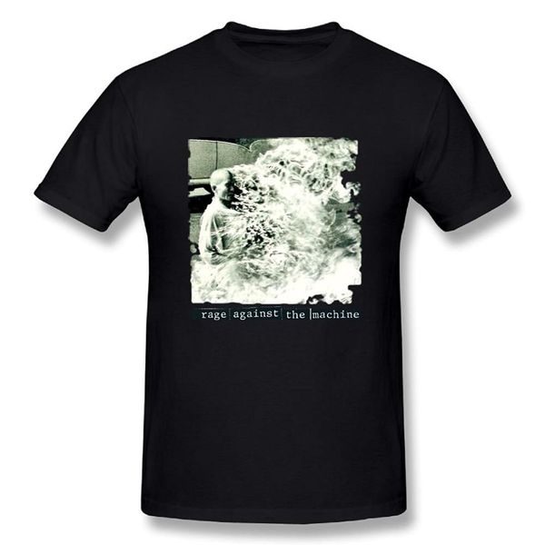 

men's casual rage against the machine tee black, White;black