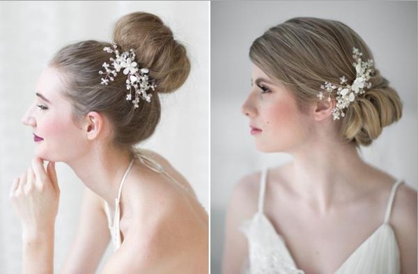 

bridal accessories, handmade bridal gowns, fashionable pearls, shells, combs, brides, wedding accessories, accessories, Silver