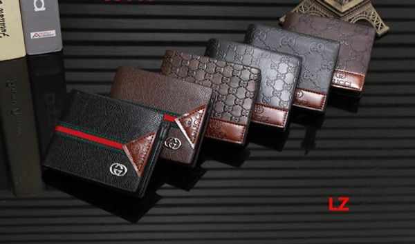 

Классический модный мужской кошелек в разрезе