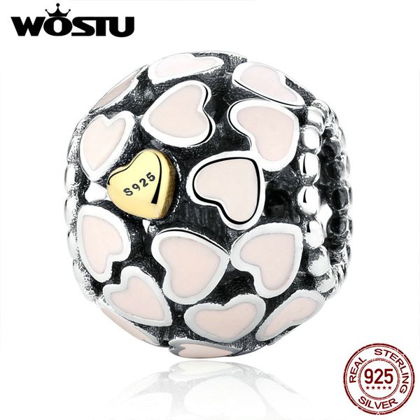 

925 sterling silver primrose meadow charm fit original wst bracelet necklace authentic diy jewelry xchs036, Bronze;silver