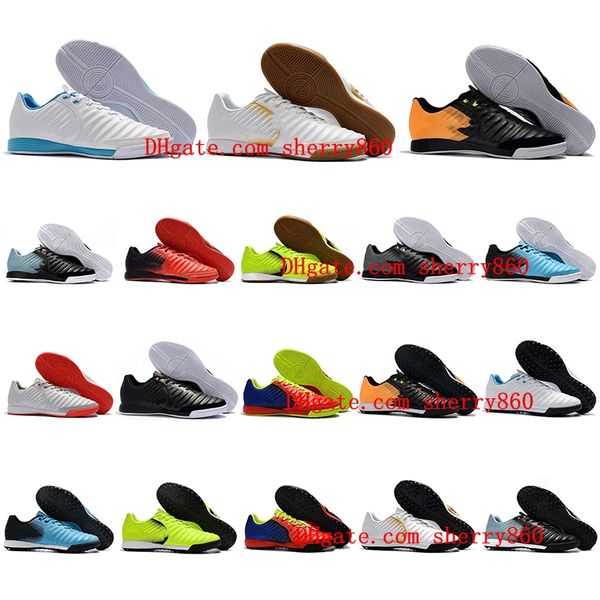 

2018 mens soccer cleats Tiempo Ligera IV IC TF TIEMPOX football boots turf indoor soccer shoes chuteiras de futebol TimpoX Finale leather