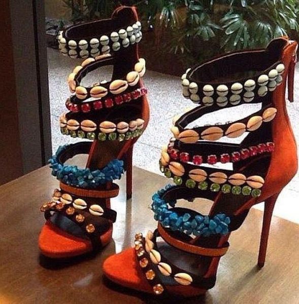 Women String Bead High Heel Sandals 2018 Fashion Back Zipper Cage Shoes Thin Heels Cut Out Stappy Sandals 12cm Summer Shoes Knee High Gladiator Women String Bead High Heel Sandals 2018 Fashion Back Zipper Cage Shoes Thin Heels Cut Out Stappy Sandals 12cm Summer Shoes Knee High Gladiator