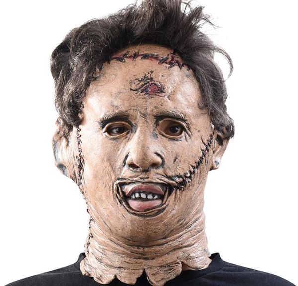 

страшный фильм косплей маска техасская резня бензопилой leatherface ужас маски высокое качество хэллоуин костюм реквизит
