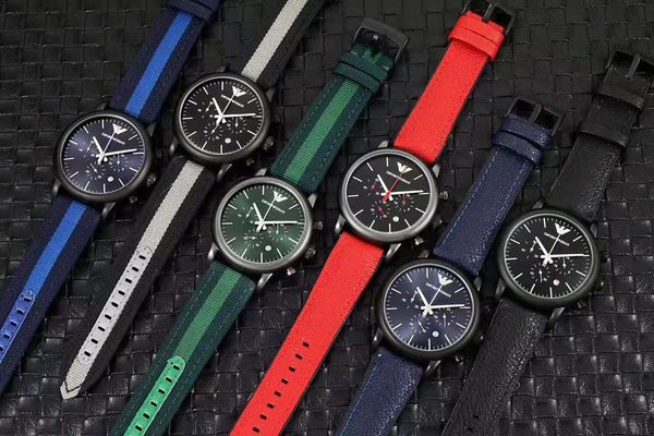 

новый нейлоновый ремень мужская мода роскошь часы черный корпус мужские часы класса люкс известный мужской бренд часы повседневный часы квар, Slivery;brown