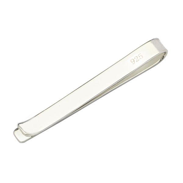 

beadsn925 sterling silver tie clip blank personalized tie bar jewelry making wedding gift for groom id36515, Slivery;golden