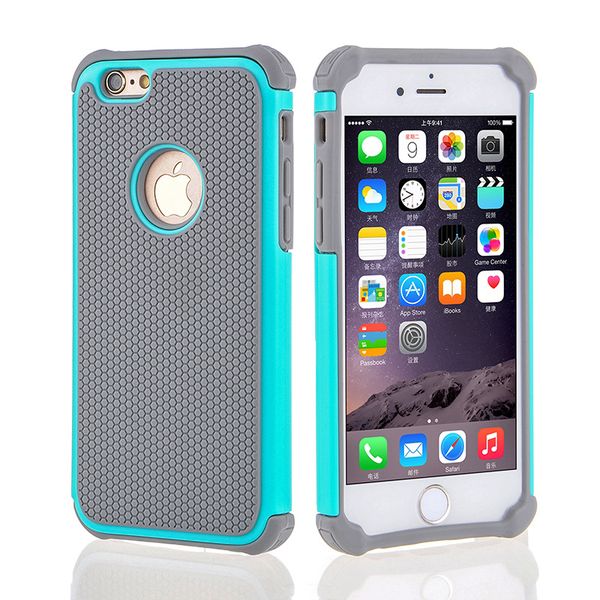 

latest protective for iphone 7 phone cases 3in1 football grain honey comb heat dissipation robot phone case for samsung mobile case