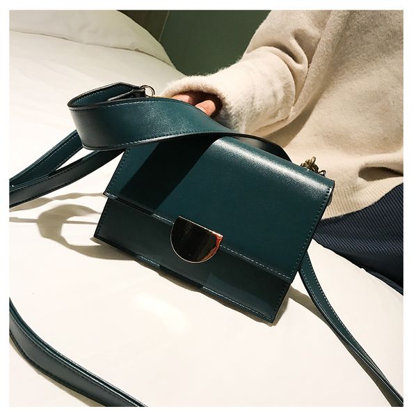 

new fashion candy plain messenger bags messenger bags women cross body purse wide strap bags daidai /10