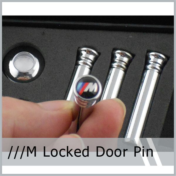 

4 Шт. / Компл. Замок Автомобиля Pin Pin Эмблема Автомобиля M Tech Из Нержавеющей Стали, Мо