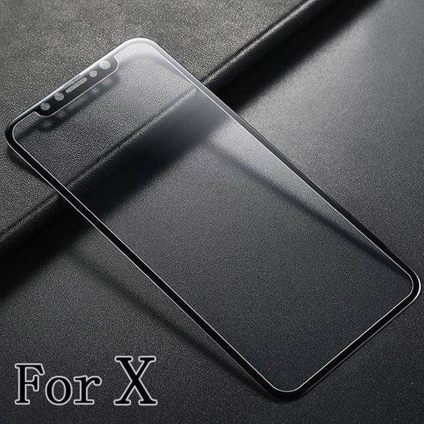 

screen protector for iphone xr iphone 6.1" protective glass tempered 5d curved edge glass for iphone 8 7 plus x film bursting disk for