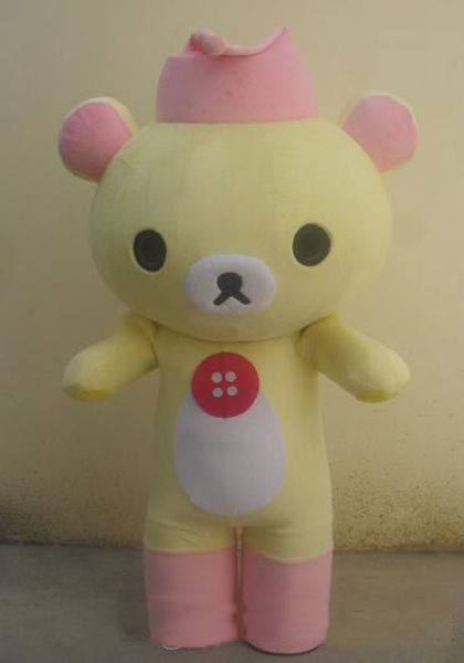 

2018 rilakkuma mascot costumes teddy bear costumes for party ing, Red;yellow
