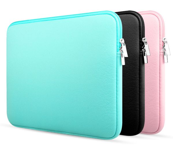 

newlapsleeve 15/14/12/11 inch 15.6'' for macbook sleeve air pro retina display 12.9" ipad soft case cover bag for apple samsu