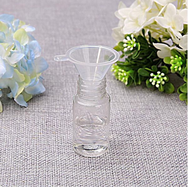 

new mini funnel perfume packing tool funnel repackaging cosmetics funnel transparent pp plastic perfume repackaging makeup tools