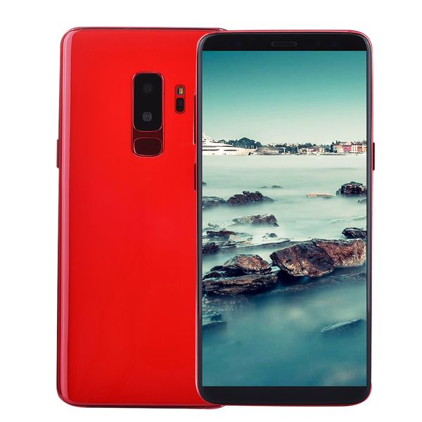 

Show 4G LTE Octa Core 6.2 inch Full Screen 2560*1440 Goophone S9+ Plus Clone 64GB 128GB 256GB Face ID Fingerprint Back 2.5D Glass Smartphone