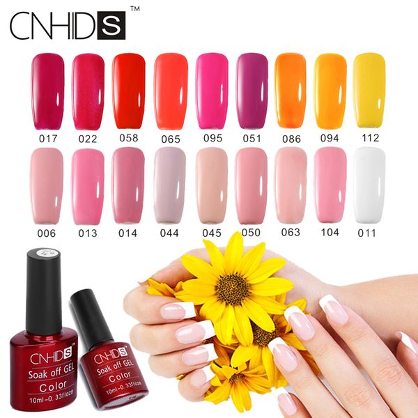 

cnhids 132 colors gel nail polish uv gel nail polish long-lasting soak-off led uv varnish 8ml/pcs art tools
