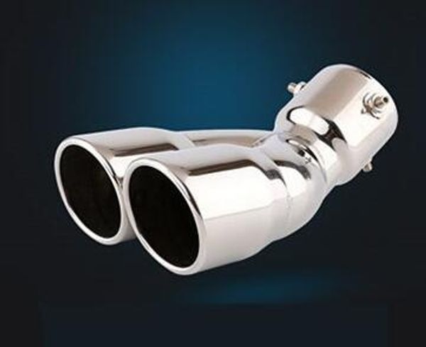 

stailness steel car double outlet mufflers,exhaust pipe exit decoration for chevrolet equinox 2017-2018