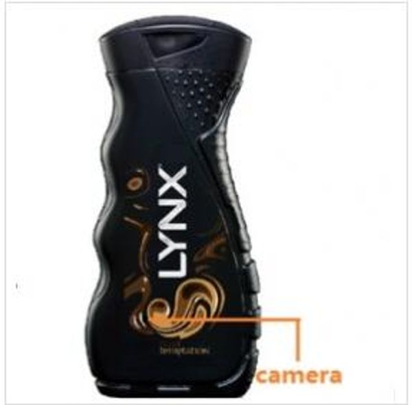 

shower gel camera remote control on/off and motion detection record 16gb