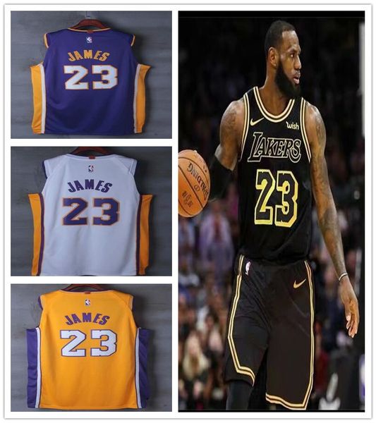 yellow and black lakers jersey