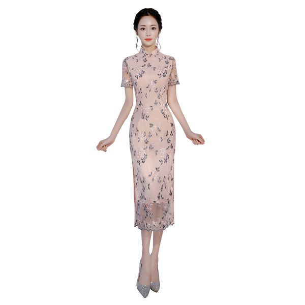 

Шанхайская история новое поступление кружева Qipao девушки в китайском платье Cheongsa