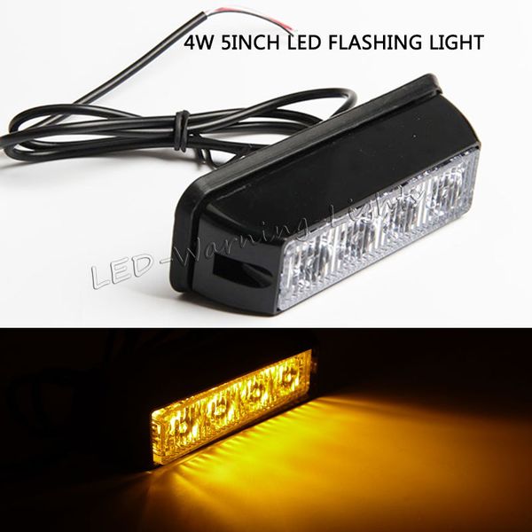 

4w led strobe light for off road automotive motorcycle pickup trucks industry equipments car emergency beacon flashing warning light bar