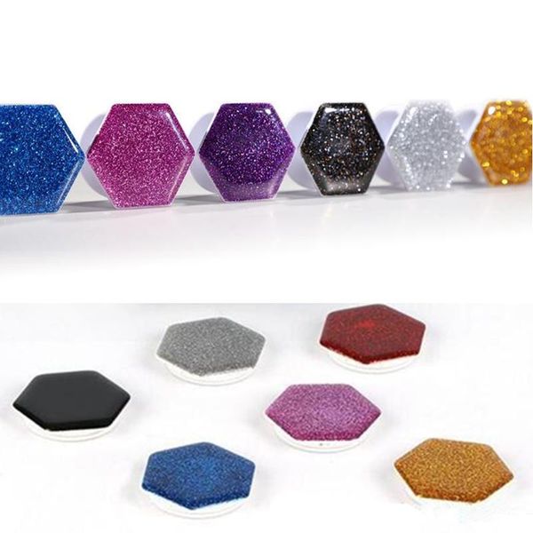 

2018 new universal cell phone holder glitter holder with opp bag stand 360 degree round holder dhl free