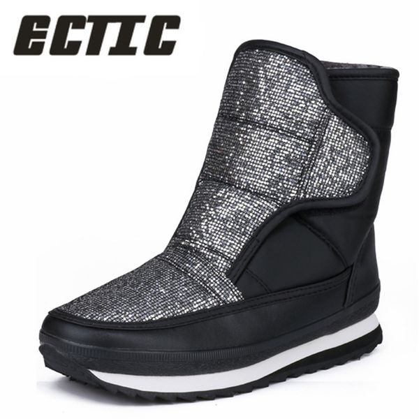 Fashion Women's Boots Winter Warm Casual Boots Mid Calf Boots Warm Winter Shoes