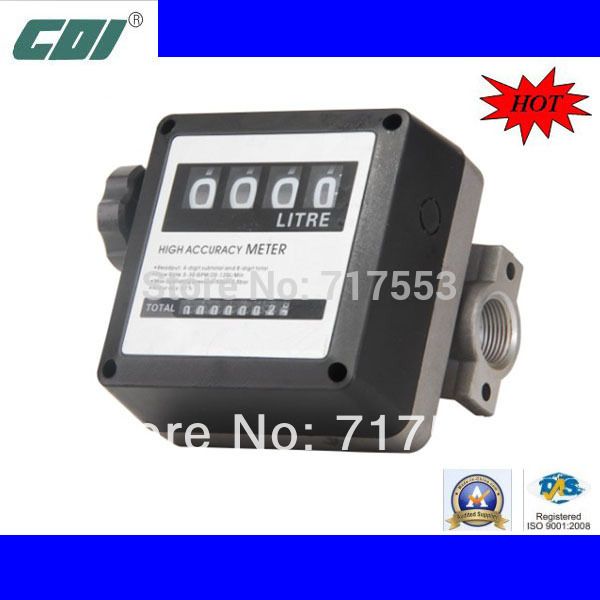

1 inch fm-120 4-digit diesel fuel oil flow meter,fuel dispenser component,gas flowmeter