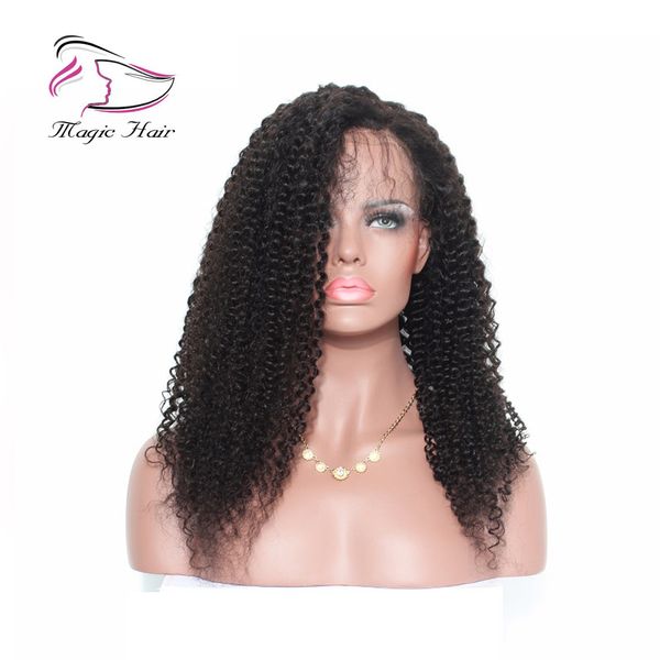 360 Полный Кружева Человеческих Волос Парики Для Чернокожих Женщин Кудрявый Вьющиеся Бразильский Малайзийский Перуанский Волос 130% Плотность Предварительно Сорвал
