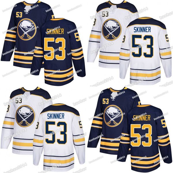 

53 Jeff Skinner Buffalo Sabres Jack Eichel Rasmus Dahlin Ryan O'Reilly Kyle Okposo Matt Moulson Evander Kane Reinhart Beaulieu Ulmark Jersey