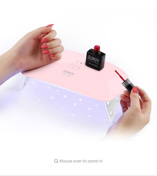 

lamp nail dryer 36w lamp for nails manicure machine mini plus portable nail usb gel polish gel 45s 60s timer, Silver