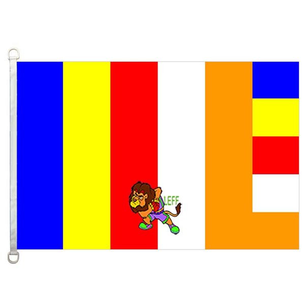 

buddhism flag,90*150cm ,100% polyester, banner,digital printing