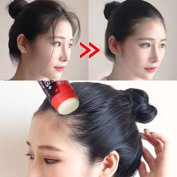 

styling pomade stick rapid fixed repair hair smell fresh not oily female hair wax rod broken hair finishing