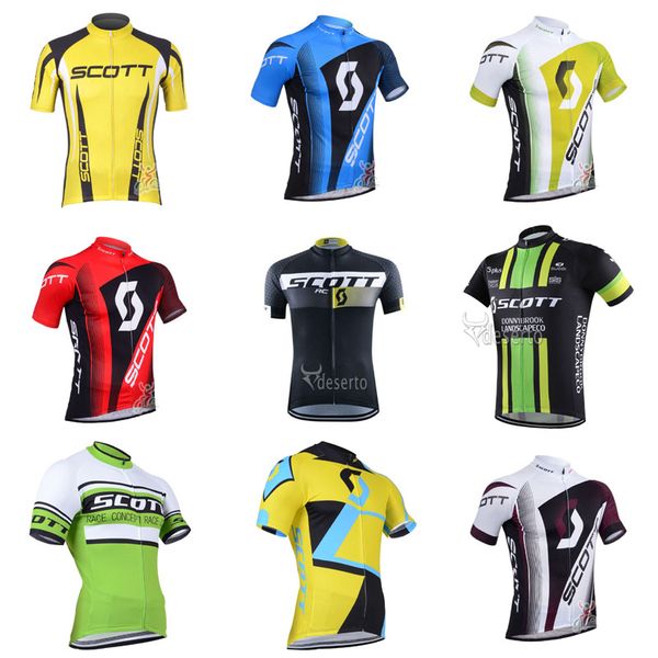

2018 Лето СКОТТ Велоспорт Джерси с коротким рукавом велоспорт рубашки гонки Велоси
