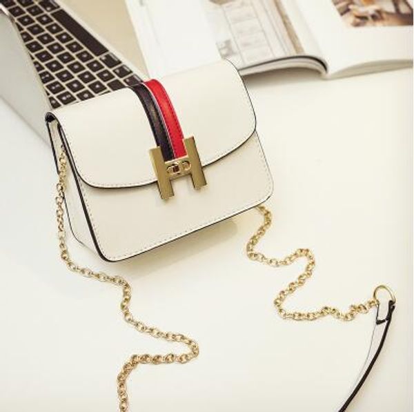 

2018 Весной и летом новые дамы мини цепи одно плечо сумка